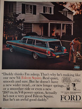 1964 Look Ad 64 Ford Falcon Squire With The P EAN Uts Gang Charlie Brown - $10.80