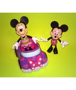 Minnie Mouse Dolls Snap N style &amp; Polka Dot Car  - £9.50 GBP