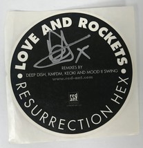 Daniel Ash Signed Autographed &quot;Resuurection Hex&quot; Band Logo Sticker - $29.99