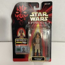 Adi Gallia with Lightsaber Star Wars Episode I &amp; CommTech Chip 1998 - £7.62 GBP