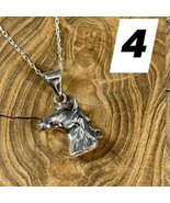Sterling Silver Horse Head Western Layering Necklace - $52.80 CAD
