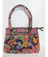 Vera Bradley Tote Bag Purse Symphony of Hues Retired 2009 Vibrant Colors - £26.16 GBP