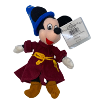 Disney Store Sorcerer Mickey Bean Bag Plush 8&quot; NWT - £22.69 GBP