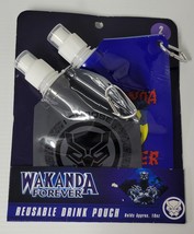 MM) Wakanda Forever 2 Pack 10oz Reusable Drink Pouch - $90.91 MXN