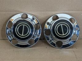 Set of 2 OEM 1980-1996 Ford F150 Bronco Center Hub Lug Caps Black F5TA-1... - $52.46