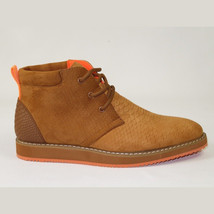 Mens Tayno Modern Chukka Boot Micro Suede Soft Comfortable Cushion Troupe Camel image 7