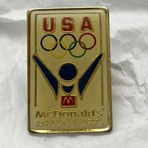 McDonald’s United States Olympics USA Olympic Games Advertising Lapel Hat Pin - £6.35 GBP