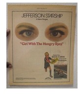 Jefferson Starship Trade Ad Single &#39;Girl With The Hungry Eyes&#39; Airplane Poster - £20.70 GBP