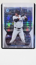 2023 Bowman 1st Chrome Draft Refractor #44 Brock Vradenburg Miami Marlins - $3.46