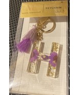Modern Expressions &quot;H” Monogram Keychain with Tassels - $5.77