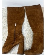 Sam Edelman Women’s Clarem Suede Tall Knee-High Boots Brown Size 10.5M - €42,52 EUR