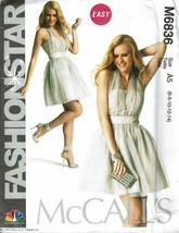 McCalls Sewing Pattern 6836 Dress Misses Size 6-14 - £7.13 GBP