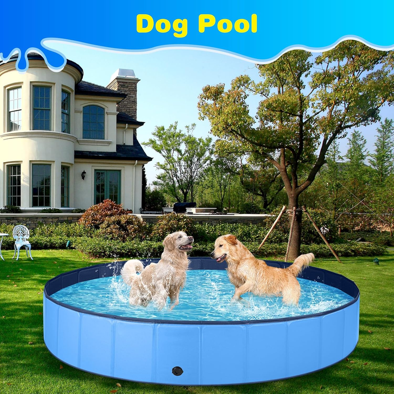 Kiddie Pool 63" X 12"  Kid Pool Plastic Dog Pool for Extra Large Dog Item image 6