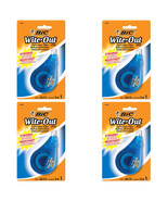 Pack of (4) New BIC EZ Correct Correction Tape, White, 1-Count, 33.3 feet - £12.18 GBP