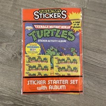 Vintage 1989 Teenage Mutant Ninja Turtles Sticker Activity Album 36 Stic... - £26.66 GBP