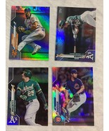 4 card lot 2020 Topps Rainbow Foil Parallel baseball complete your set - £3.13 GBP