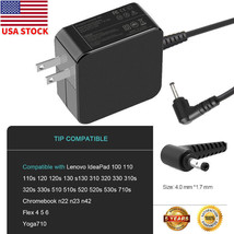 45W Charger Adapter Fit For Lenovo Ideapad Flex 5 4 6 1470 1570 Laptop Power Sup - £18.21 GBP