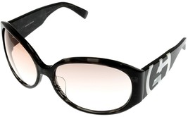 Giorgio armani sunglasses Women GA495 PRQSO Black Fashion Rectangular - £76.69 GBP