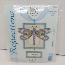 Dimensions Reflections DRAGONFLY FANTASY Counted Cross Stitch Kit 72638 ... - $19.35