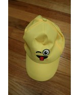Adjustable Emoji Hat Baseball Cap Yellow Adult Winking Tongue Out Silly ... - $13.48 CAD