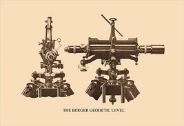 The Berger Geodetic Level 20 x 30 Poster - £20.76 GBP