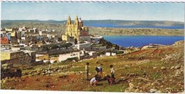Postcard Mellieha Malta 3&quot; x 6&quot; - £3.15 GBP