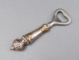 Antique German Hallmarked 835 Silver Ornate Repousse Bottle Opener - £319.33 GBP