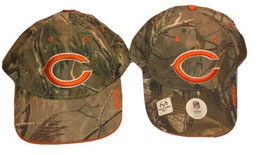 Chicago Bears Embroidered Logo Realtree Set Of 2 Adjustable Hats - $318.75 MXN