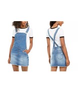 new VANILLA STAR Jeans Frayed-Hem Overalls Dress girls youth L/XL women ... - $653.32 MXN