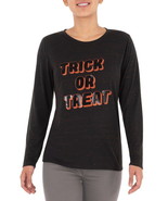 Way To Celebrate Girls Long Sleeve Halloween Graphic T-shirt Black Size ... - $254.69 MXN