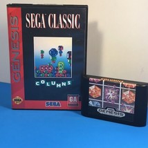 Columns (Sega Genesis, 1990) Classic Video Game Vintage Original Case Box - £14.75 GBP