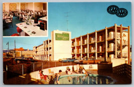 Vancouver Travel Lodge Vintage 1960s Advertising Postcard AAA CAA Canada Old Car - £6.25 GBP