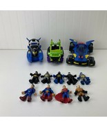 FISHER PRICE IMAGINEXT LOT 9 FIGURES 3 VEHICLES BATMAN SUPERMAN Toys - $19.99