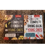 The Complete Baking Cookbook for Young Chefs America&#39;s Test Kitchen LOT ... - $283.38 MXN