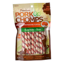 Premium Pepperoni Pork Chomps Dog Treats - £7.12 GBP