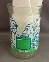 Vintage Tom and Jerry the Movie Glass 4&quot; Welch&#39;s Jelly 1993 Turner Entertainment - £3.18 GBP