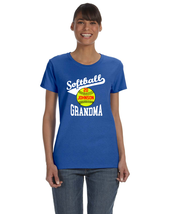 Custom Softball Grandma Ladies T-shirt - £18.38 GBP+
