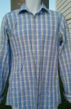 SEAN JOHN Men&#39;s Dress Shirt Plaid 15 -32/33 Regular Fit  - $14.09