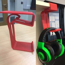 Headphone Stand Headset Desk  Shelf Clamp No Mess No Fuss Portable Travel - £8.02 GBP