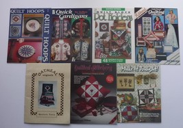 Vintage Quilting Pattern books / booklets Lot of 7 Quick Cardigans for Q... - £7.43 GBP