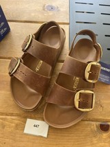 Birkenstock Milano Big Buckle - Cognac - EU 41 - US L10 / M8 - Regular Fit - £124.96 GBP