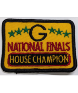 NATIONAL FINALS HOUSE CHAMPION SEW ON PATCH VINTAGE RETRO WEAR SPORTS SPORT - $17.73 CAD