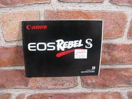 Canon EOS REBEL S 35mm Film SLR Camera Owners Instruction Manual - Engli... - £7.55 GBP