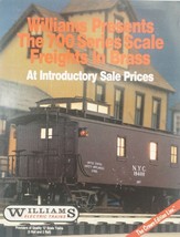 Williams O Gauge Trains 700 Series Brass Freight Cars Crown Edition Cata... - $5.00