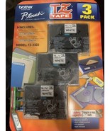 BROTHER P-TOUCH TZ Tape 3 Pack 1/2&quot; &amp; 3/8&quot; Factory Sealed TZ-2322 - $29.58