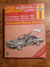 Ford Mustang 1979-1993 &amp; Mercury Capri 1979-1986 Haynes Repair Manual #654 - £11.33 GBP