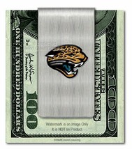 JACKSONVILLE JAGUARS STAINLESS STEEL MONEY CLIP  FOOTBALL NFL SPORTS  FR... - $20.76