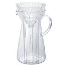 Hario V60 Glass Hot and Iced Coffee Maker, 700ml, Clear - £57.72 GBP
