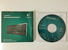 Logitech Illuminated Keyboard SetPoint software and quick start quide - $5.00