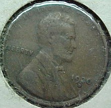Lincoln Wheat Penny 1930-D F - $3.00